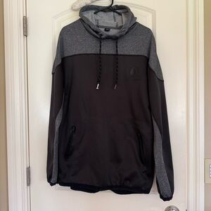 Volcom Charcoal and Black Hoodie
